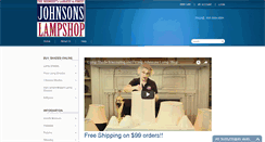 Desktop Screenshot of johnsonslampshop.com